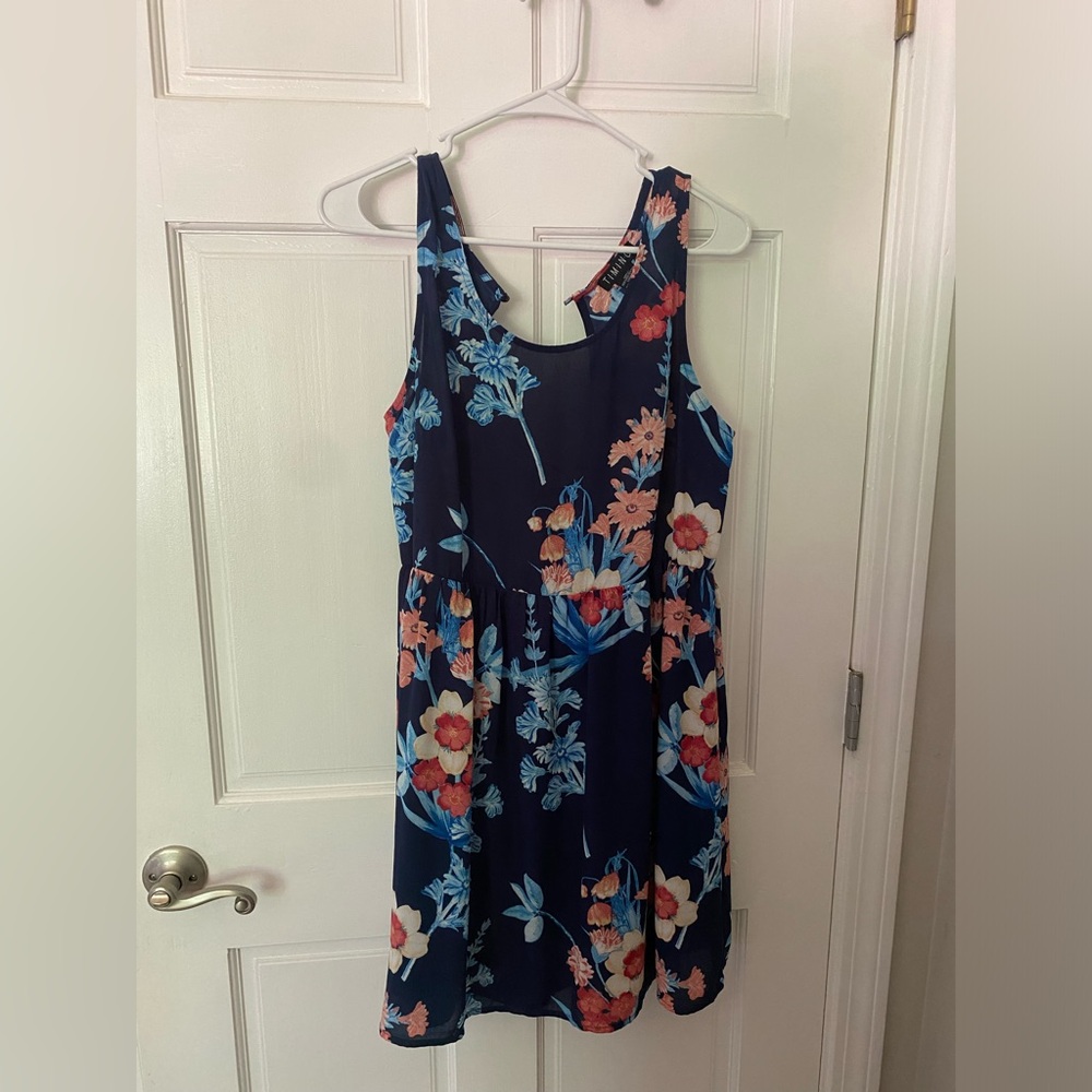 Blue flower dress